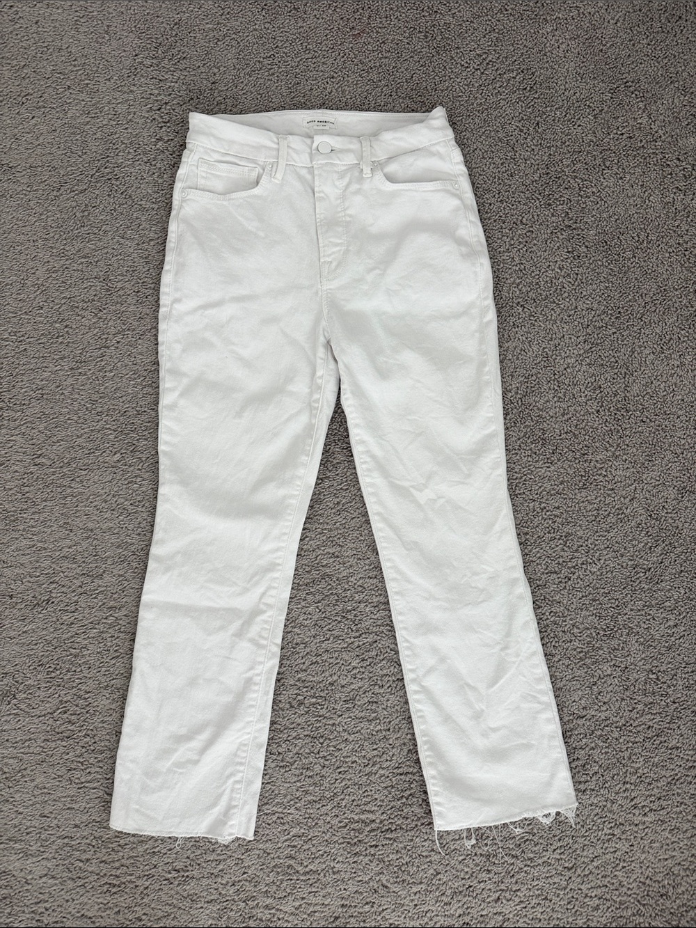 Good American White Jeans - Good Legs Straight Size 6 / 28